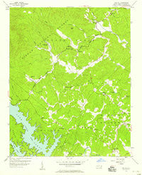 Oak Hill North Carolina Historical topographic map, 1:24000 scale, 7.5 X 7.5 Minute, Year 1956