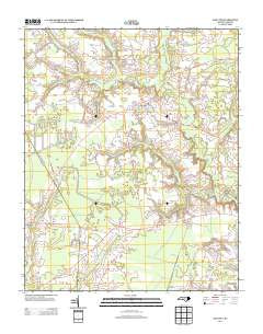 Oak City North Carolina Historical topographic map, 1:24000 scale, 7.5 X 7.5 Minute, Year 2013
