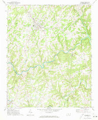 Oakboro North Carolina Historical topographic map, 1:24000 scale, 7.5 X 7.5 Minute, Year 1971