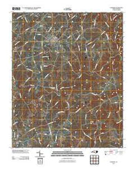 Oakboro North Carolina Historical topographic map, 1:24000 scale, 7.5 X 7.5 Minute, Year 2010