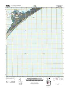 Ocracoke North Carolina Historical topographic map, 1:24000 scale, 7.5 X 7.5 Minute, Year 2011