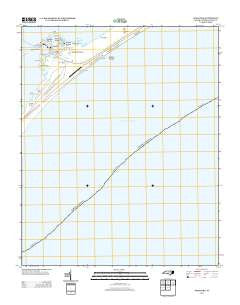 Ocracoke North Carolina Historical topographic map, 1:24000 scale, 7.5 X 7.5 Minute, Year 2013