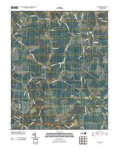 Old Ford North Carolina Historical topographic map, 1:24000 scale, 7.5 X 7.5 Minute, Year 2010