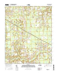 Old Ford North Carolina Current topographic map, 1:24000 scale, 7.5 X 7.5 Minute, Year 2016