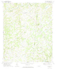Olive Branch North Carolina Historical topographic map, 1:24000 scale, 7.5 X 7.5 Minute, Year 1970