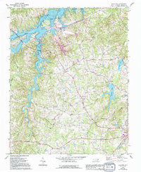 Olive Hill North Carolina Historical topographic map, 1:24000 scale, 7.5 X 7.5 Minute, Year 1968