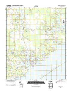 Oriental North Carolina Historical topographic map, 1:24000 scale, 7.5 X 7.5 Minute, Year 2013