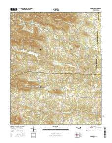 Osbornville North Carolina Current topographic map, 1:24000 scale, 7.5 X 7.5 Minute, Year 2016