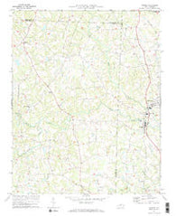 Ossipee North Carolina Historical topographic map, 1:24000 scale, 7.5 X 7.5 Minute, Year 1970