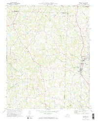 Ossipee North Carolina Historical topographic map, 1:24000 scale, 7.5 X 7.5 Minute, Year 1970