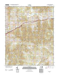 Oteen North Carolina Historical topographic map, 1:24000 scale, 7.5 X 7.5 Minute, Year 2013