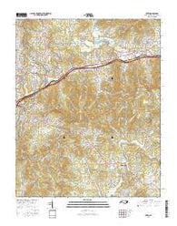 Oteen North Carolina Current topographic map, 1:24000 scale, 7.5 X 7.5 Minute, Year 2016