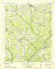 Pages Mill North Carolina Historical topographic map, 1:62500 scale, 15 X 15 Minute, Year 1943