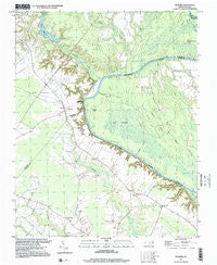 Palmyra North Carolina Historical topographic map, 1:24000 scale, 7.5 X 7.5 Minute, Year 1997
