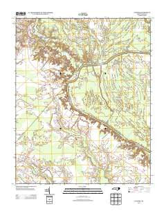 Palmyra North Carolina Historical topographic map, 1:24000 scale, 7.5 X 7.5 Minute, Year 2013