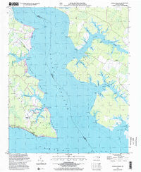 Pamlico Beach North Carolina Historical topographic map, 1:24000 scale, 7.5 X 7.5 Minute, Year 2002