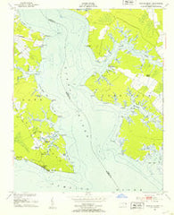 Pamlico Beach North Carolina Historical topographic map, 1:24000 scale, 7.5 X 7.5 Minute, Year 1951