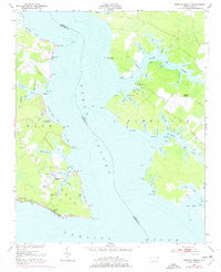 Pamlico Beach North Carolina Historical topographic map, 1:24000 scale, 7.5 X 7.5 Minute, Year 1951