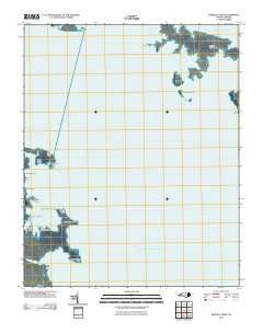 Pamlico Point North Carolina Historical topographic map, 1:24000 scale, 7.5 X 7.5 Minute, Year 2010