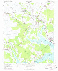 Pantego North Carolina Historical topographic map, 1:24000 scale, 7.5 X 7.5 Minute, Year 1951