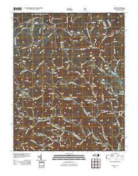 Park North Carolina Historical topographic map, 1:24000 scale, 7.5 X 7.5 Minute, Year 2011
