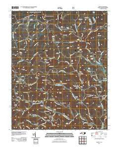 Park North Carolina Historical topographic map, 1:24000 scale, 7.5 X 7.5 Minute, Year 2011