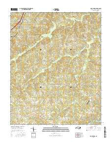 Park Spring North Carolina Current topographic map, 1:24000 scale, 7.5 X 7.5 Minute, Year 2016