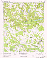 Parkton North Carolina Historical topographic map, 1:24000 scale, 7.5 X 7.5 Minute, Year 1972