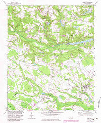 Parkton North Carolina Historical topographic map, 1:24000 scale, 7.5 X 7.5 Minute, Year 1972