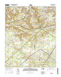 Parkton North Carolina Current topographic map, 1:24000 scale, 7.5 X 7.5 Minute, Year 2016