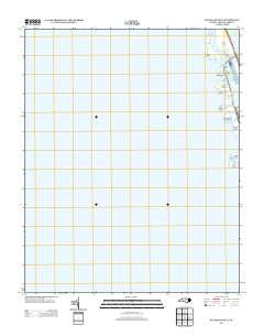 Pea Island OE W North Carolina Historical topographic map, 1:24000 scale, 7.5 X 7.5 Minute, Year 2013