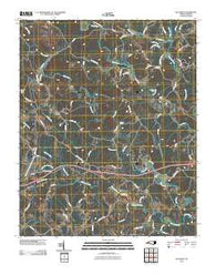 Pea Ridge North Carolina Historical topographic map, 1:24000 scale, 7.5 X 7.5 Minute, Year 2010