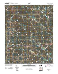 Pea Ridge North Carolina Historical topographic map, 1:24000 scale, 7.5 X 7.5 Minute, Year 2010