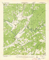 Peachtree North Carolina Historical topographic map, 1:24000 scale, 7.5 X 7.5 Minute, Year 1935
