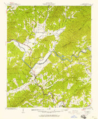 Peachtree North Carolina Historical topographic map, 1:24000 scale, 7.5 X 7.5 Minute, Year 1937