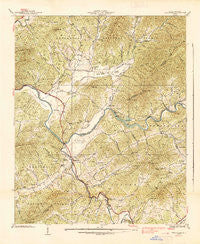Peachtree North Carolina Historical topographic map, 1:24000 scale, 7.5 X 7.5 Minute, Year 1938