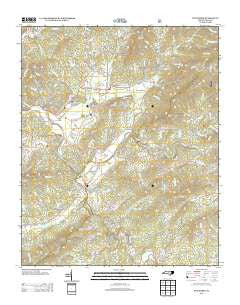 Peachtree North Carolina Historical topographic map, 1:24000 scale, 7.5 X 7.5 Minute, Year 2013