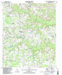 Peacocks Crossroads North Carolina Historical topographic map, 1:24000 scale, 7.5 X 7.5 Minute, Year 1986