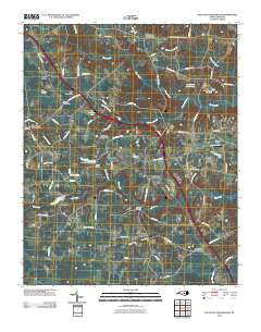 Peacocks Crossroads North Carolina Historical topographic map, 1:24000 scale, 7.5 X 7.5 Minute, Year 2010