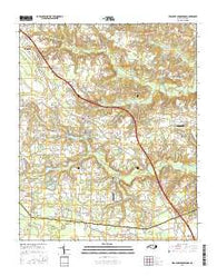 Peacocks Crossroads North Carolina Current topographic map, 1:24000 scale, 7.5 X 7.5 Minute, Year 2016