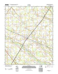 Pembroke North Carolina Historical topographic map, 1:24000 scale, 7.5 X 7.5 Minute, Year 2013