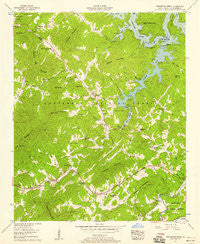 Persimmon Creek North Carolina Historical topographic map, 1:24000 scale, 7.5 X 7.5 Minute, Year 1957