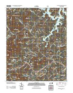 Persimmon Creek North Carolina Historical topographic map, 1:24000 scale, 7.5 X 7.5 Minute, Year 2011