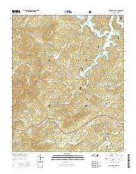 Persimmon Creek North Carolina Current topographic map, 1:24000 scale, 7.5 X 7.5 Minute, Year 2016