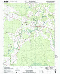 Phillips Crossroads North Carolina Historical topographic map, 1:24000 scale, 7.5 X 7.5 Minute, Year 1997