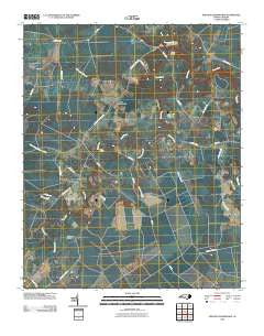 Phillips Crossroads North Carolina Historical topographic map, 1:24000 scale, 7.5 X 7.5 Minute, Year 2010