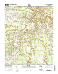 Phillips Crossroads North Carolina Current topographic map, 1:24000 scale, 7.5 X 7.5 Minute, Year 2016
