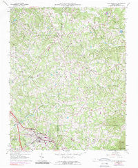 Pilot Mountain North Carolina Historical topographic map, 1:24000 scale, 7.5 X 7.5 Minute, Year 1964