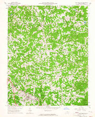 Pilot Mountain North Carolina Historical topographic map, 1:24000 scale, 7.5 X 7.5 Minute, Year 1964