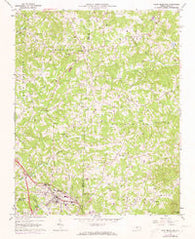 Pilot Mountain North Carolina Historical topographic map, 1:24000 scale, 7.5 X 7.5 Minute, Year 1964